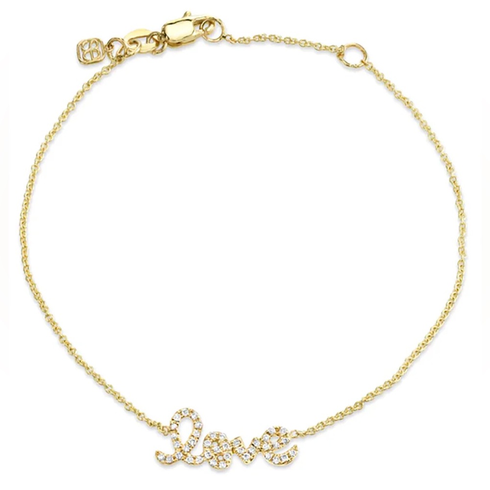 Sydney Evan Love Diamond Bracelet